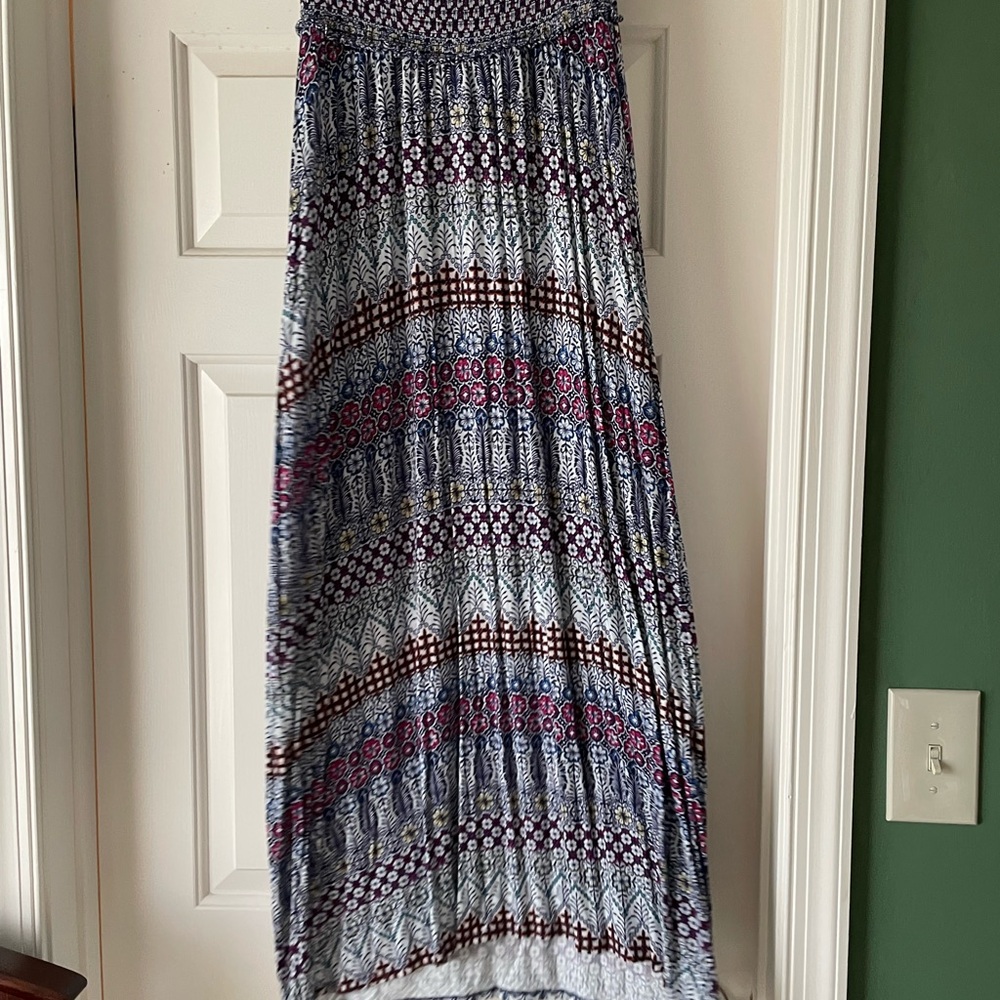 Bohemian maternity Maxi Skirt - Multicolor